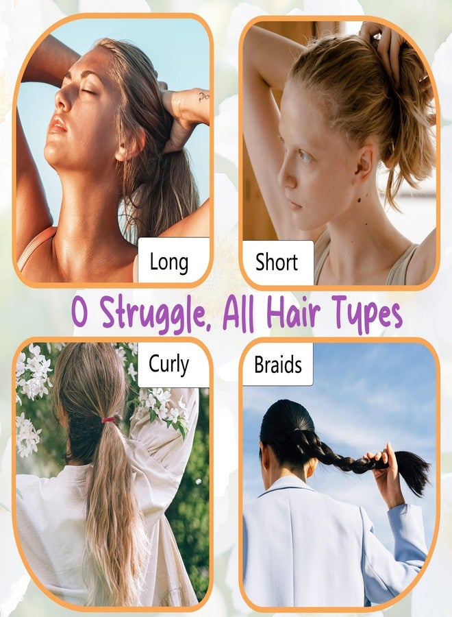 Gmleey 48-Piece Hair Ties for Women, 4 Styles Boho Elastic Hair Ties No Damage Multi-Color Ponytail Holders for Thick and Thin Hair for Girls - Image 4